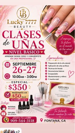 Class de uñas acrylicas y gel x