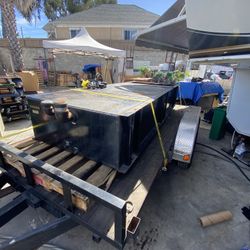 PRYCO 300 Gallon Fuel Tank And Trailer Combo