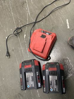 Skil PWRCORE 4 lithium batteries & charger