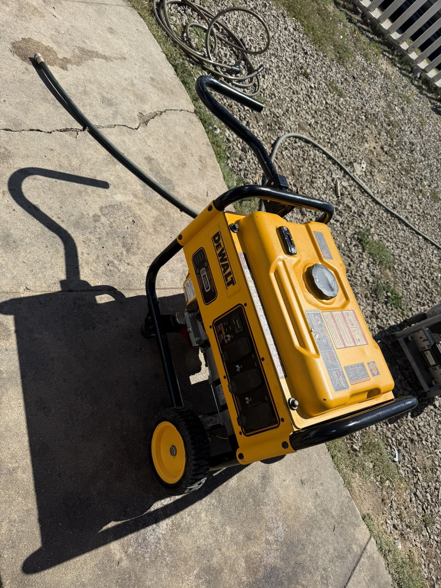 4500 / 4000- Watt Gas Powered Portable Generator with Idle Control, Covered Outlets and CO Protect -DXGNR4000 by DEWALT