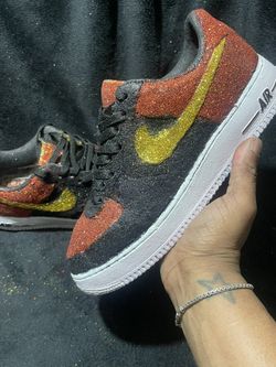 Custom Glitter Air Force 1s 