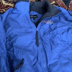 Port Authority Jacket with Flagstop Car Wash Embroidered Logo, Size S