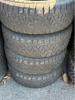 275/60R20 kenda A/T tires 🛞 for 280 installed