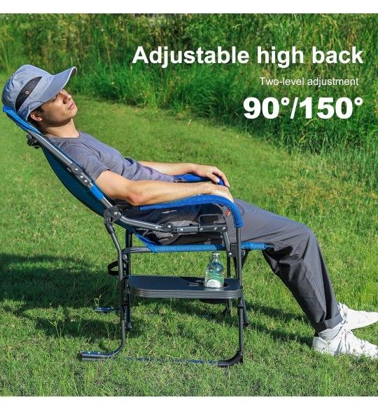 ALPHA CAMP Oversized Folding Camping Chairs, reclining