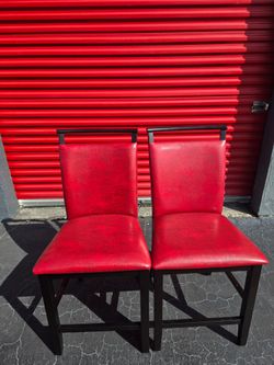 Ciara Red Counter Height Stool