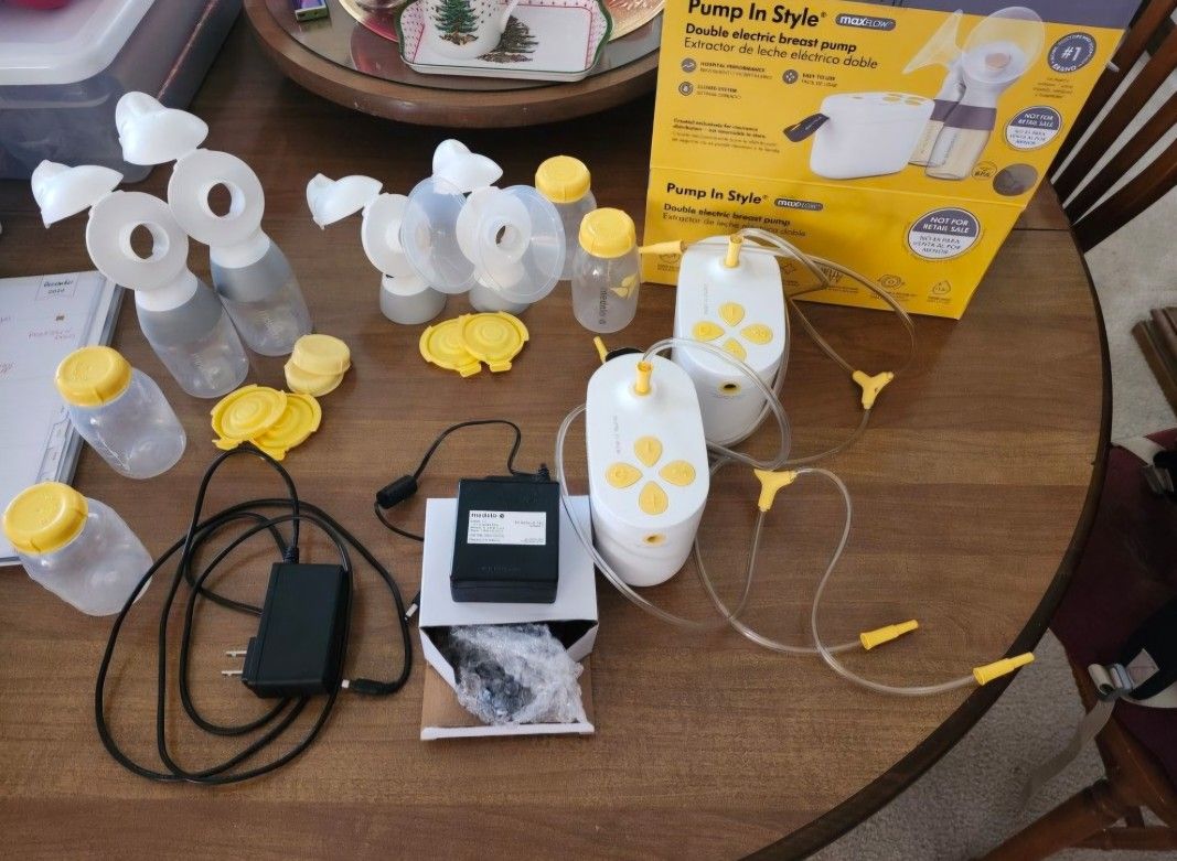 TWO Medela Pump In Style Breast Pumps With Accessories
