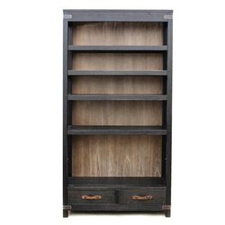 ARHAUS TREMONT MODULAR 40” BOOKCASE in DRY BRANCH BLACK