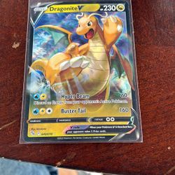 Dragonite V Pokemon Card