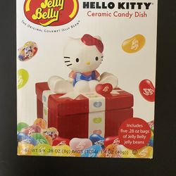 Hello Kitty Jelly Belly Ceramic Candy Dish - New