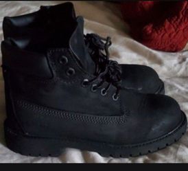 Youth Timberland  Black Boots