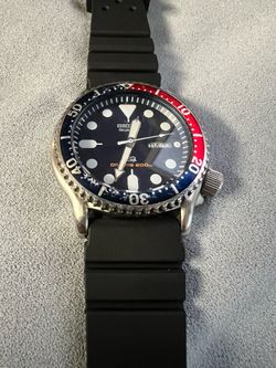 Vintage Oct 1990 Seiko 5H26-7A19 Quartz Scuba Divers 200m Pepsi Bezel