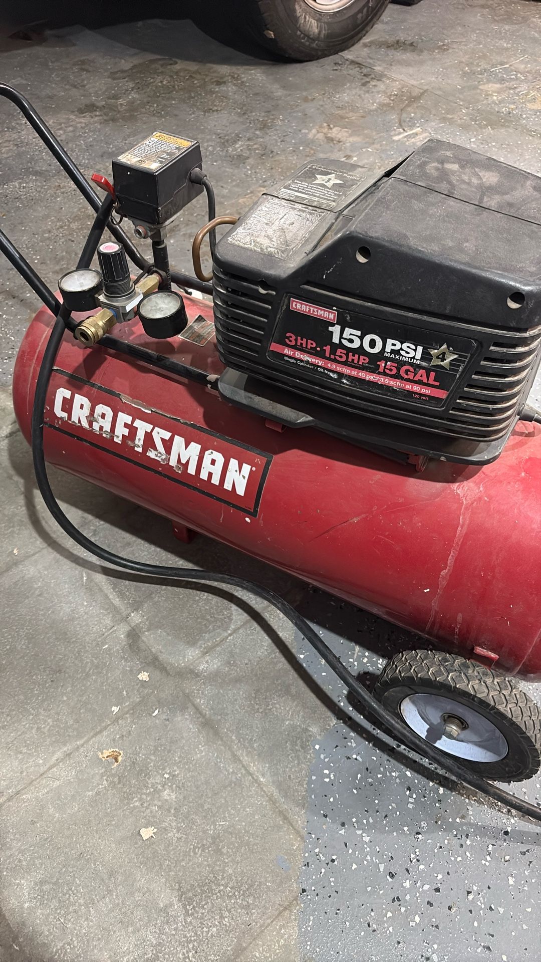 Craftsman 15 Gal Compressor