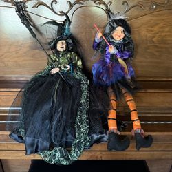 Halloween Decor - Witch Dolls