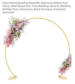 Circle arch 8 ft new $25
