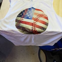 Boys USA Baseball size large tank top
