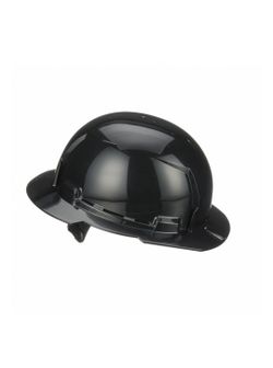 Black Full Brim Hard Hat
