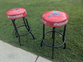 Razorback bar stools