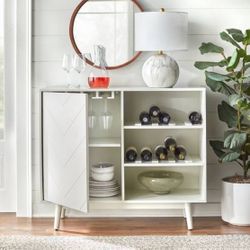 New Modern White Wine Storage Buffet Server 