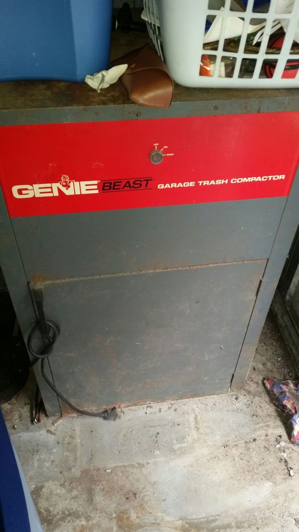 Genie Beast Garage Trash Compactor for Sale in Carlsbad, CA OfferUp