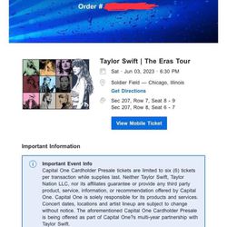 Taylor Swift The Eras Tour Tickets (legit) Thumbnail