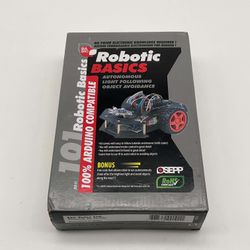 *NEW* Osepp 101 Robotic Basics Kit Autonomous Light Following Object Avoidance(ROB-01)
