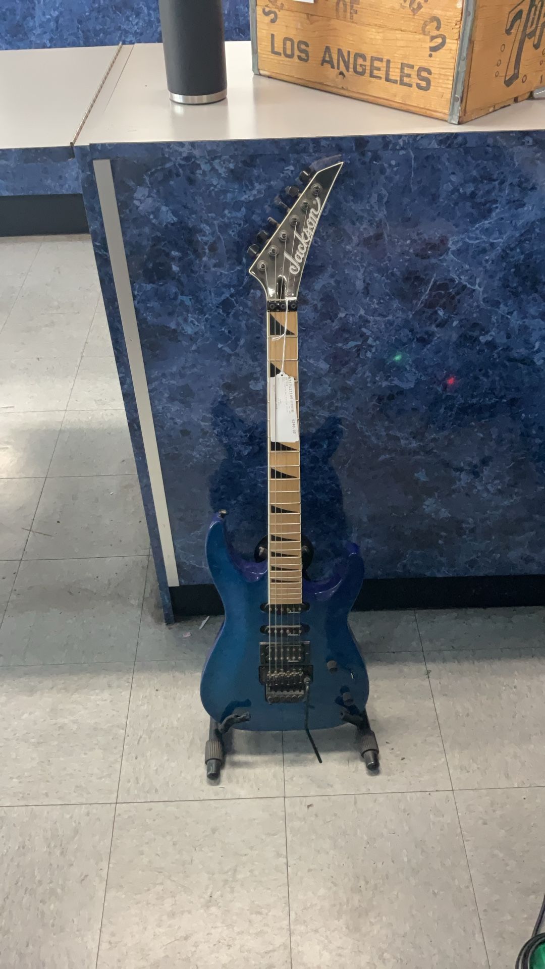 Blue Finish Jackson Dinky Electric Guitar