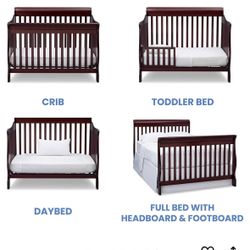 4 In 1 Crib Bed 