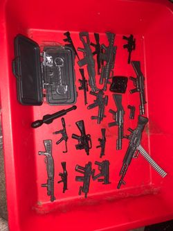 Small pieces for gi joes and other toys