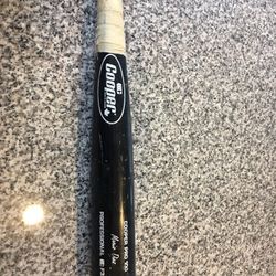 Mario Diaz baseball bat.(game used)