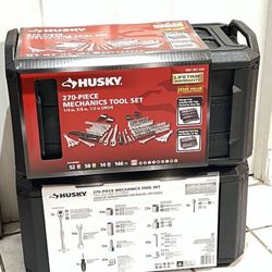 Husky New Mechanics Tool Set 270pcs $150 Each Set 