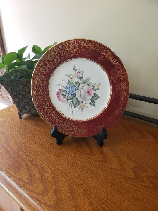 Vtg/ Rare Imperial By Salem China Co Service Plate