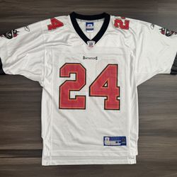 Reebok Tampa Bay Buccaneers Cadillac Williams #24 On Field Away Jersey Men’s Small