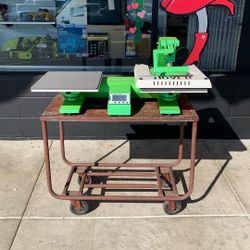 DUAL STATION LATERAL HEAT PRESS