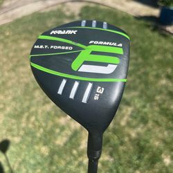 MINT KRANK FORMULA 6 MET FORGED GOLF FAIRWAY WOOD 15* #3 w MITSUBISHI CHEMICAL KAI LI CB 60g STIFF