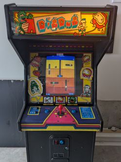 Dig Dug Atari Arcade Cabinet