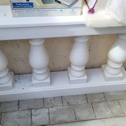 Plastic Balustrade and Porcelain Doll