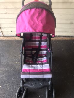 Girls Pink Car In Good Condition