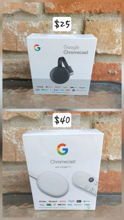 Chromcasts available!