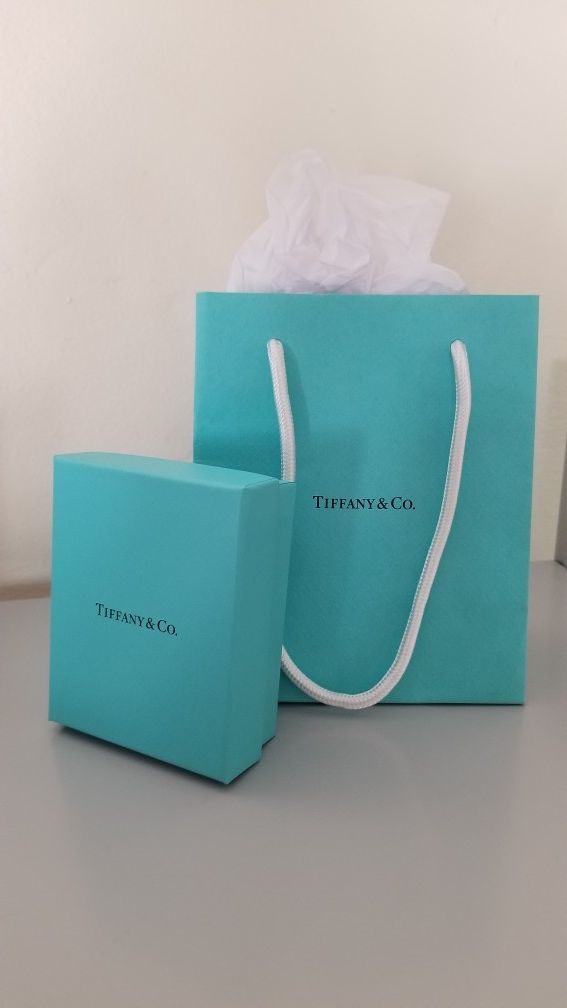 Authentic Tiffany & Co box and bag