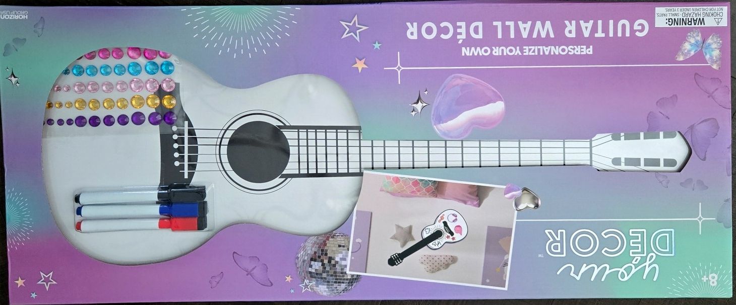 Brand New DIY Guitar Wall Décor Kit – Sealed!