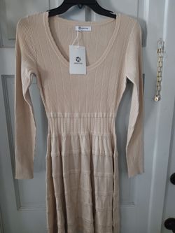 dress beige S wenrine