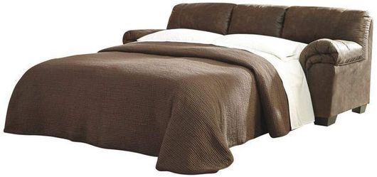 Bladen Contemporary Plush Upholstered Sleeper Sofa - Full Size Mattress Included brand new