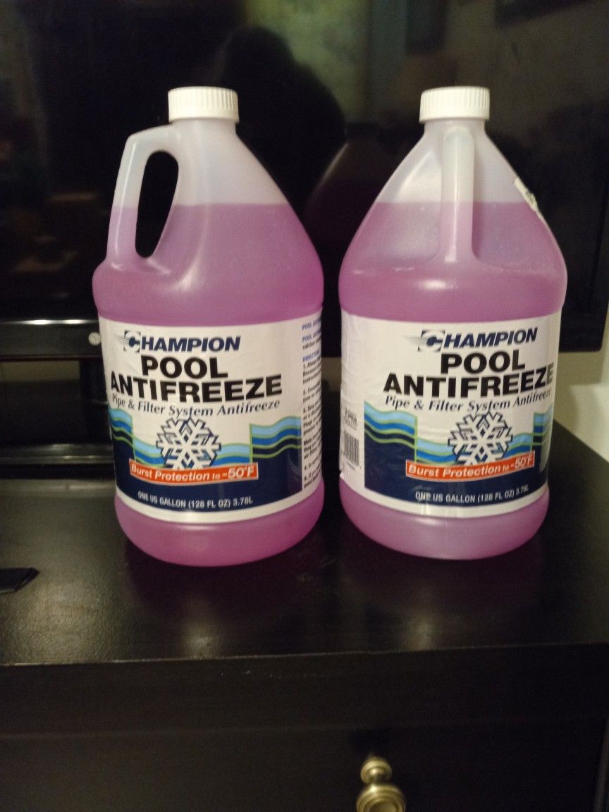 S Swimming Pool Antifreeze - / -50 Degree / 1 Gallon Bottle - Premium Commercial Quality