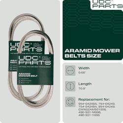 UDC Parts (contact info removed)9A Lower Drive Belt Replacement for Troy Bilt Pony (contact info removed)9 MTD Huskee Craftsman