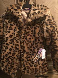Cheetah girl coat 10/12
