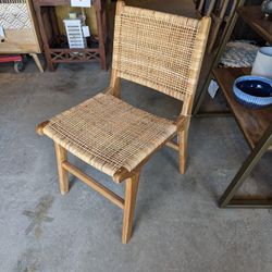 Cane And Wood Dining Chair