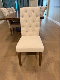 Dining chairs - four count