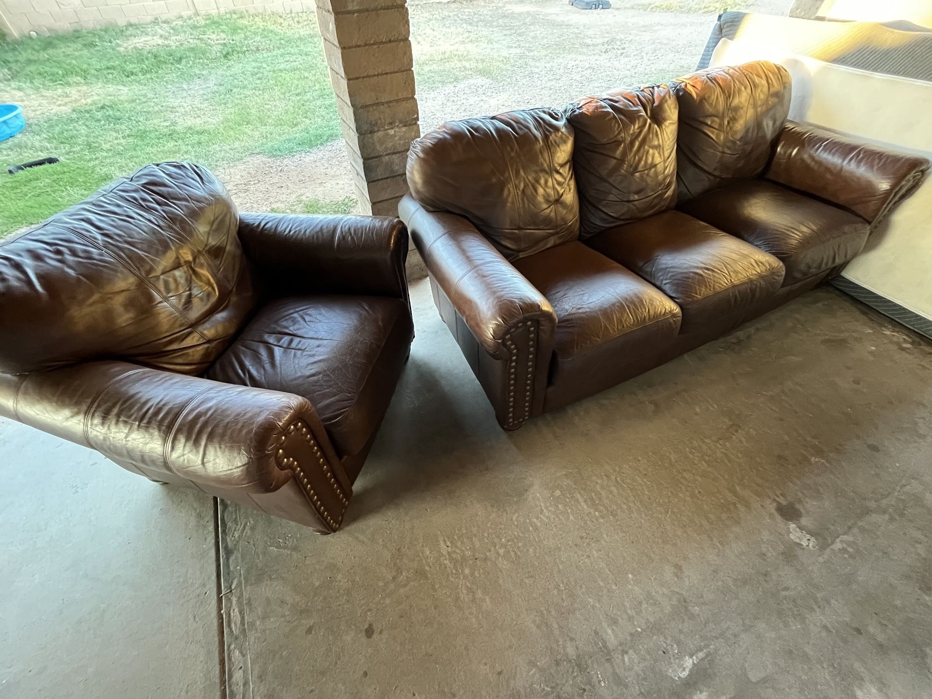 Leather Couch