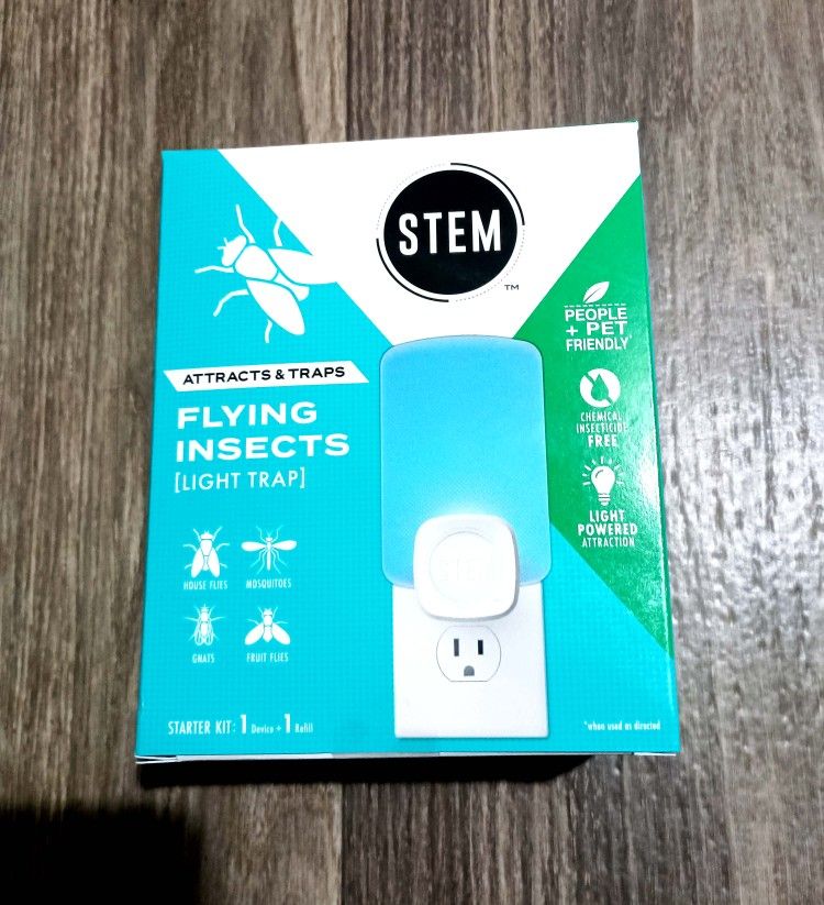 STEM Light Trap, ( Attracts and Traps Flying Insects)