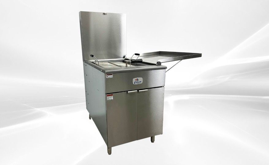 NSF Flat Bottom Funnel Cake Donut Fryer NG GF-18P
